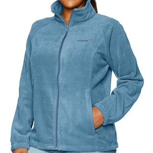 Columbia Fleece Zip Up Jacket Blue